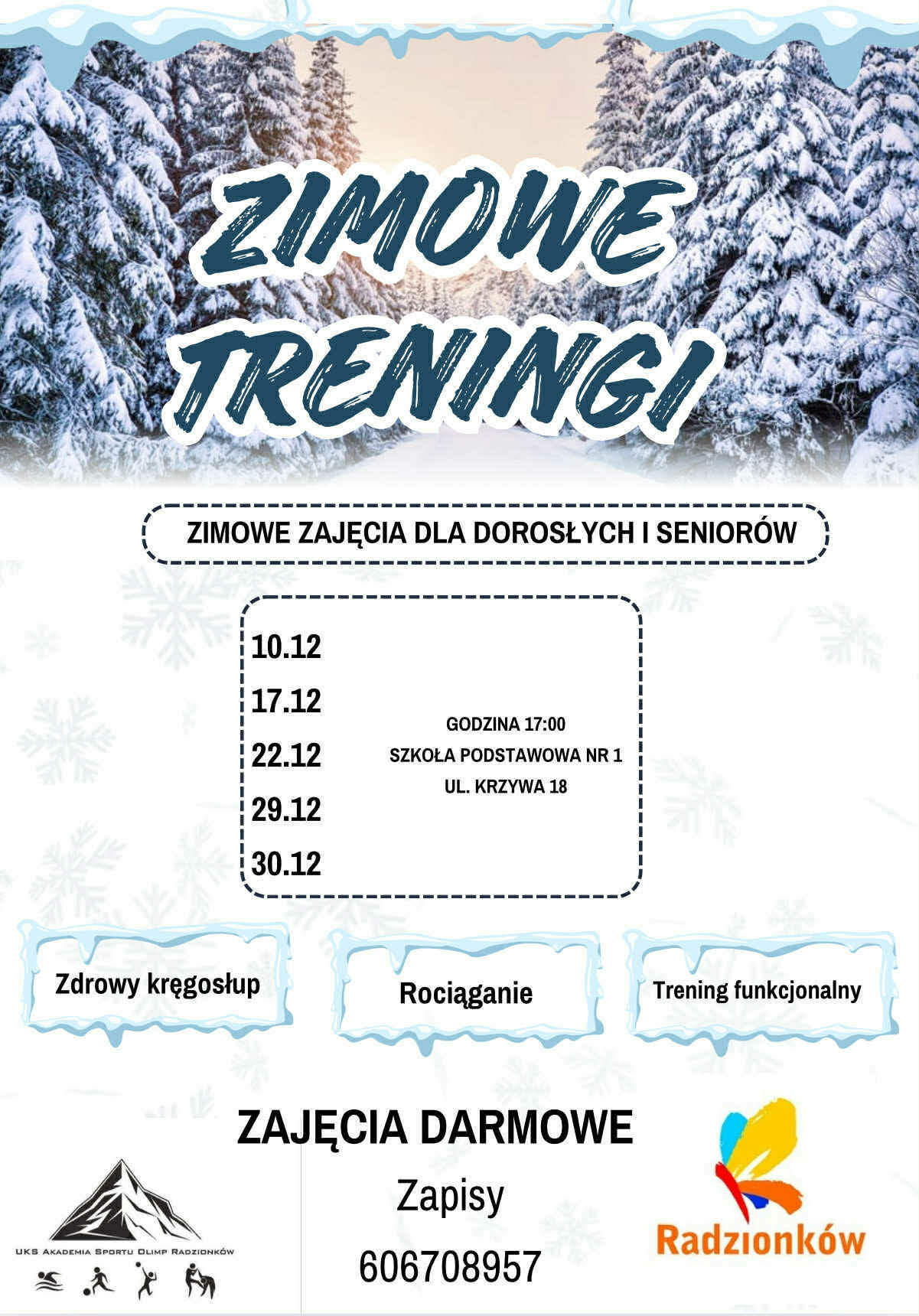 zimowe zajecia